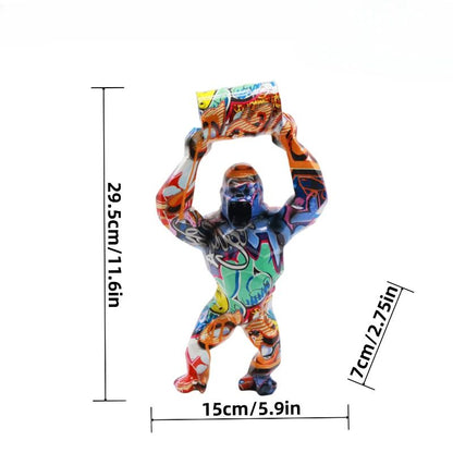 Bucket Lift gorilla statue for Modern Home Decor