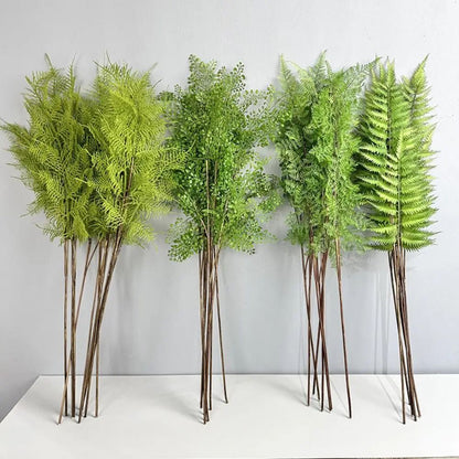 LushTouch Realistic Artificial Fern Plant Branches for Elegant Home & Event Decor
