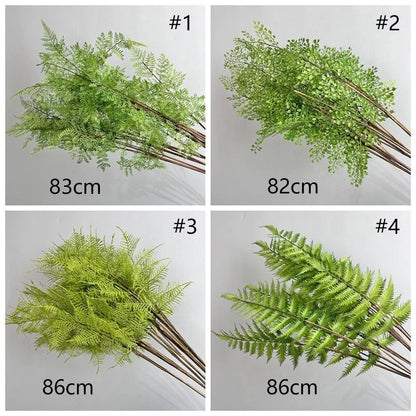 LushTouch Realistic Artificial Fern Plant Branches for Elegant Home & Event Decor
