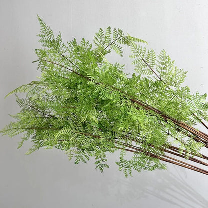 LushTouch Realistic Artificial Fern Plant Branches for Elegant Home & Event Decor