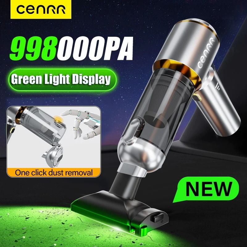 CENRR 2025 Mini Cordless Car Vacuum High Power Portable Handheld Blower Cleaner