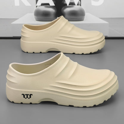 Anti Slip Oil Proof Chef Work Shoes Lightweight Slip Resistant Kitchen Safety Shoes