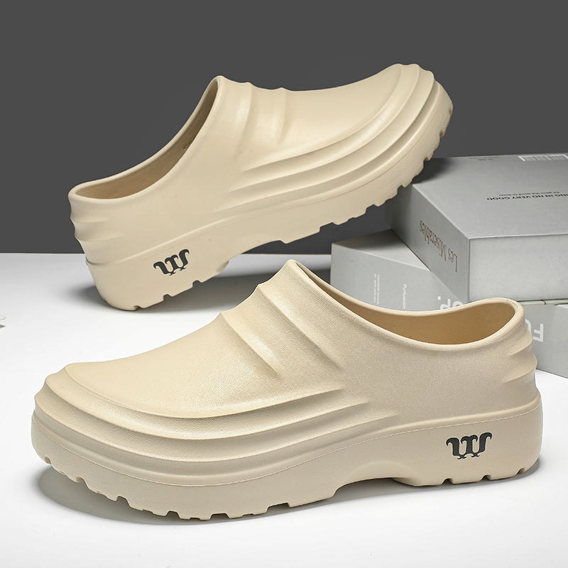 Anti Slip Oil Proof Chef Work Shoes Lightweight Slip Resistant Kitchen Safety Shoes