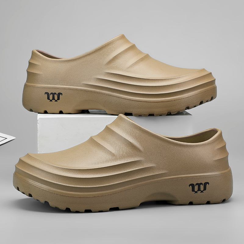 Anti Slip Oil Proof Chef Work Shoes Lightweight Slip Resistant Kitchen Safety Shoes