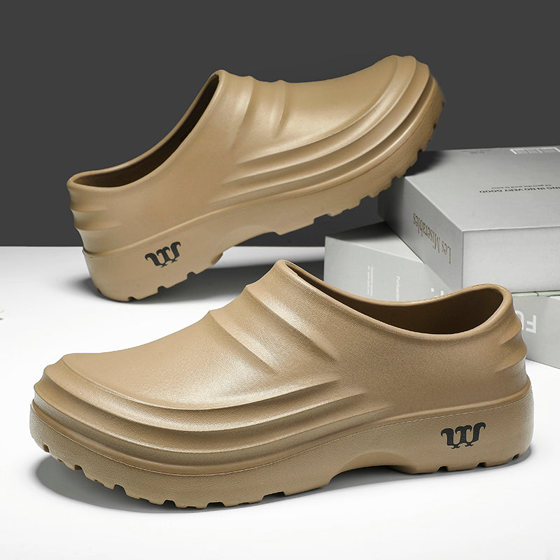Anti Slip Oil Proof Chef Work Shoes Lightweight Slip Resistant Kitchen Safety Shoes