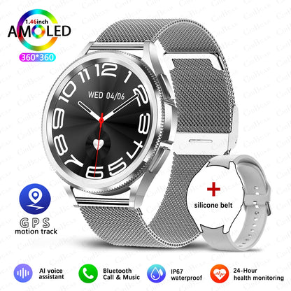 Galaxy Watch 6 Smartwatch for Men with GPS, AMOLED Display, and 100+ Sport Modes