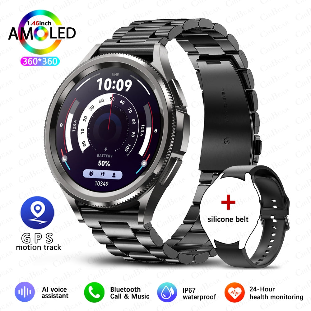 Galaxy Watch 6 Smartwatch for Men with GPS, AMOLED Display, and 100+ Sport Modes