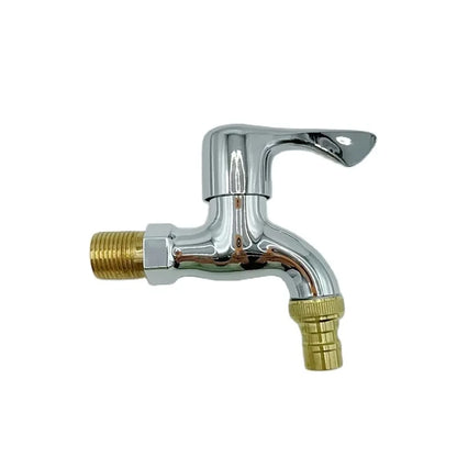 Wall Mounted Garden Water Tap with Quick Connector Durable Hose Faucet for Balcony & Outdoor Use