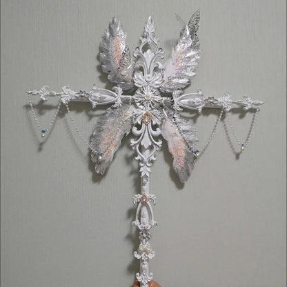 Hand-Carved Wooden Floral Applique – Decorative Furniture Onlay Accent for Doors, Cabinets & Home Decor
