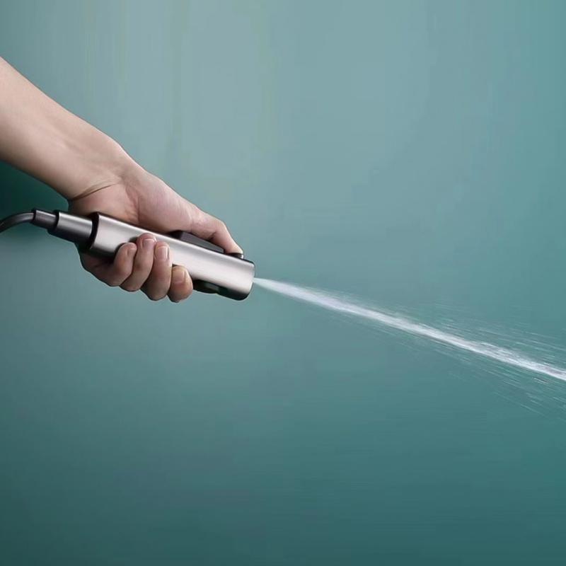 Handheld Bidet Sprayer for Toilet with Adjustable Pressure and Stainless Steel Hose