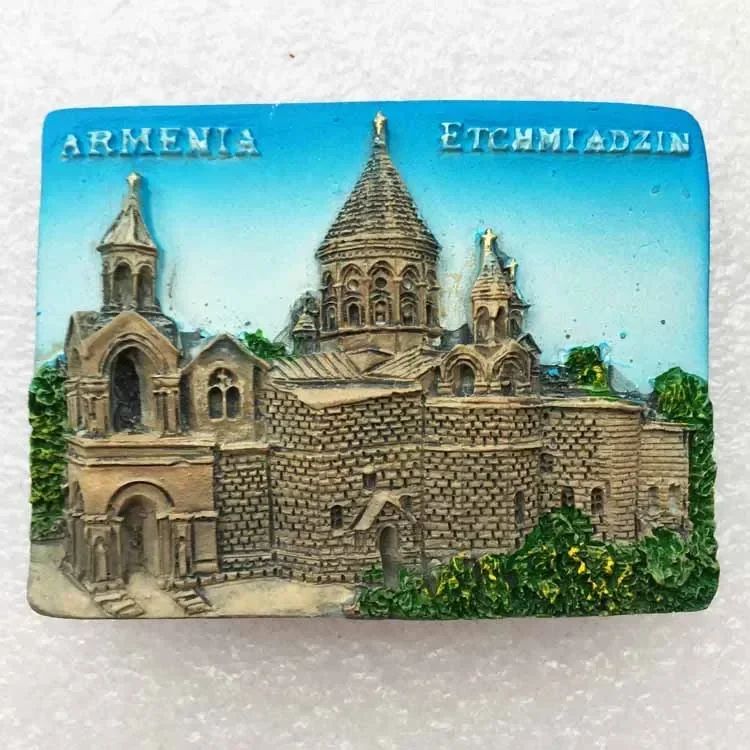 Azerbaijan Baku Fridge Magnet 3D Travel Souvenir Decor