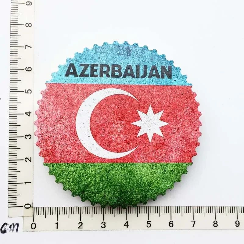 Azerbaijan Baku Fridge Magnet 3D Travel Souvenir Decor