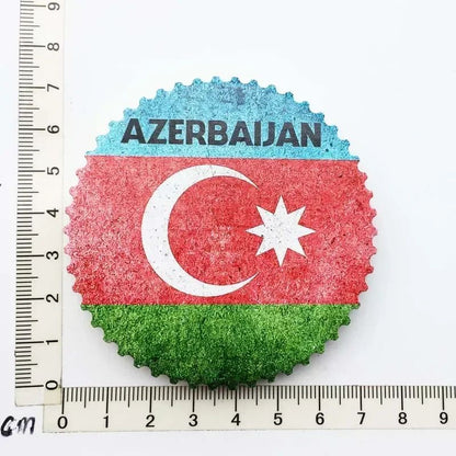 Azerbaijan Baku Fridge Magnet 3D Travel Souvenir Decor