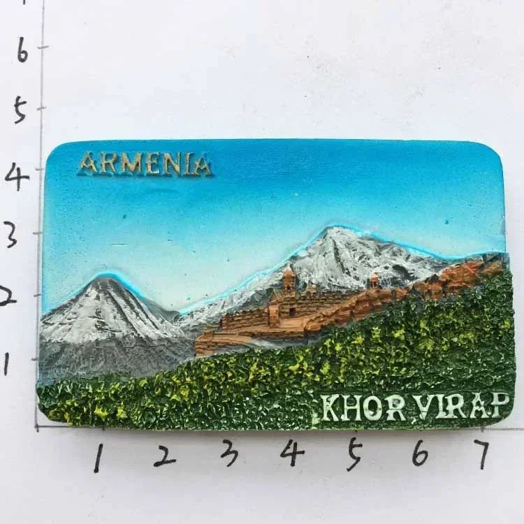 Azerbaijan Baku Fridge Magnet 3D Travel Souvenir Decor