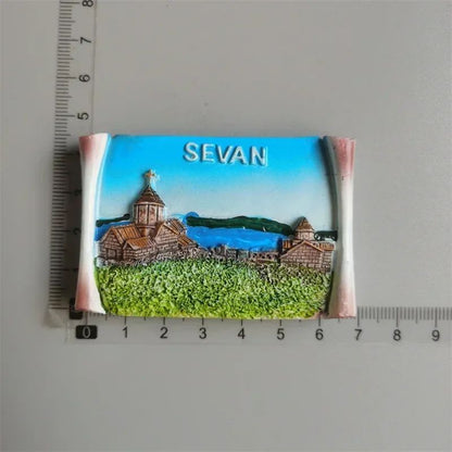 Azerbaijan Baku Fridge Magnet 3D Travel Souvenir Decor