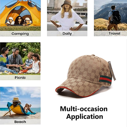 Embroidered Baseball Cap Sun Protection Outdoor Sports Hat for Men and Women