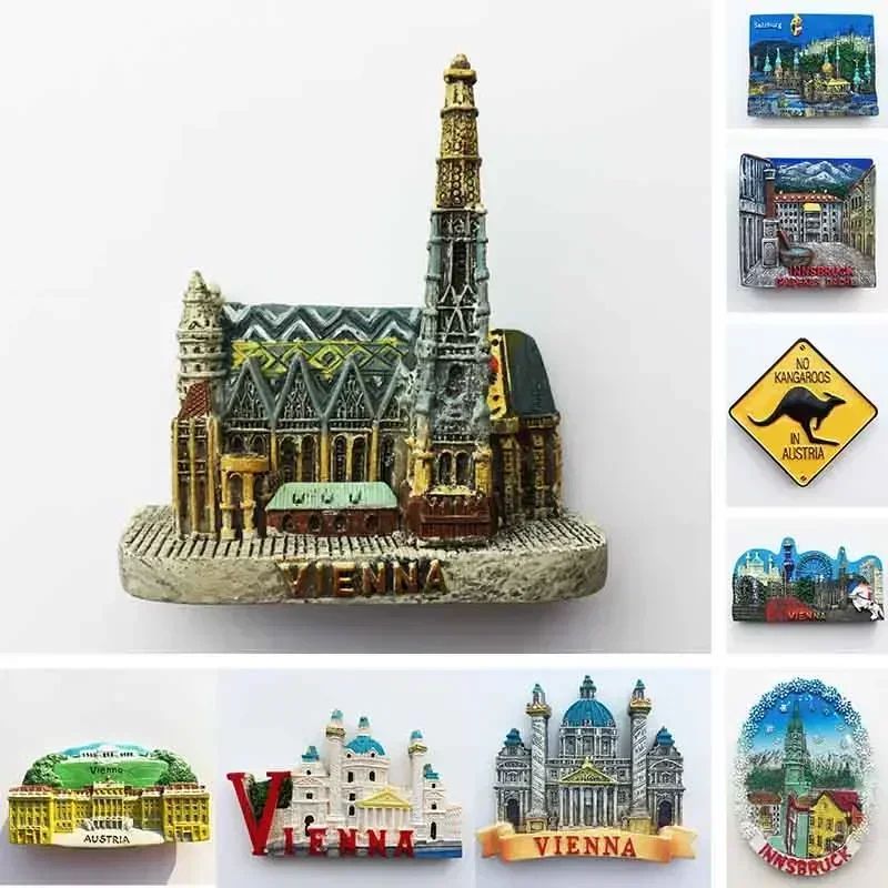 Vienna Memories Austria Fridge Magnet Travel Souvenir Decor