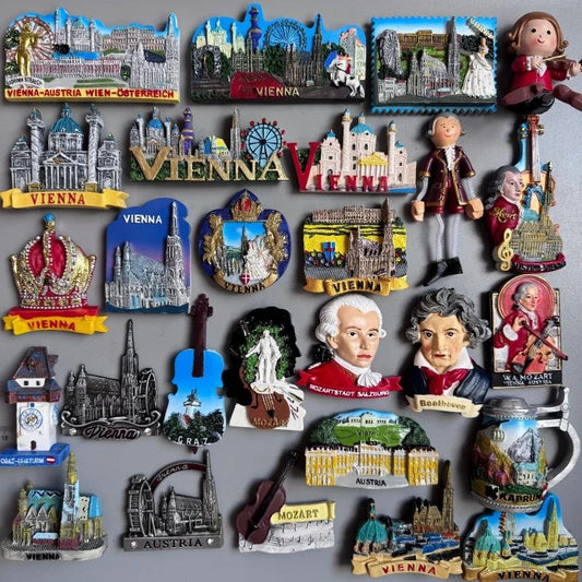 Vienna Memories Austria Fridge Magnet Travel Souvenir Decor