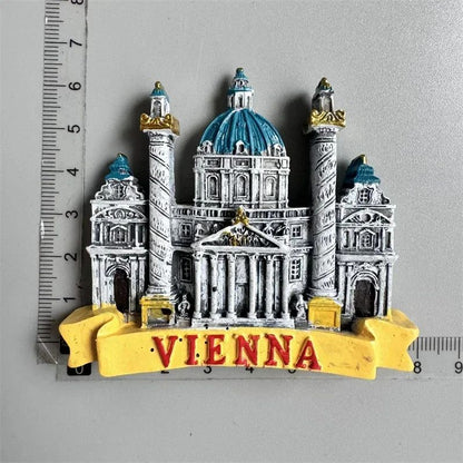 Vienna Memories Austria Fridge Magnet Travel Souvenir Decor