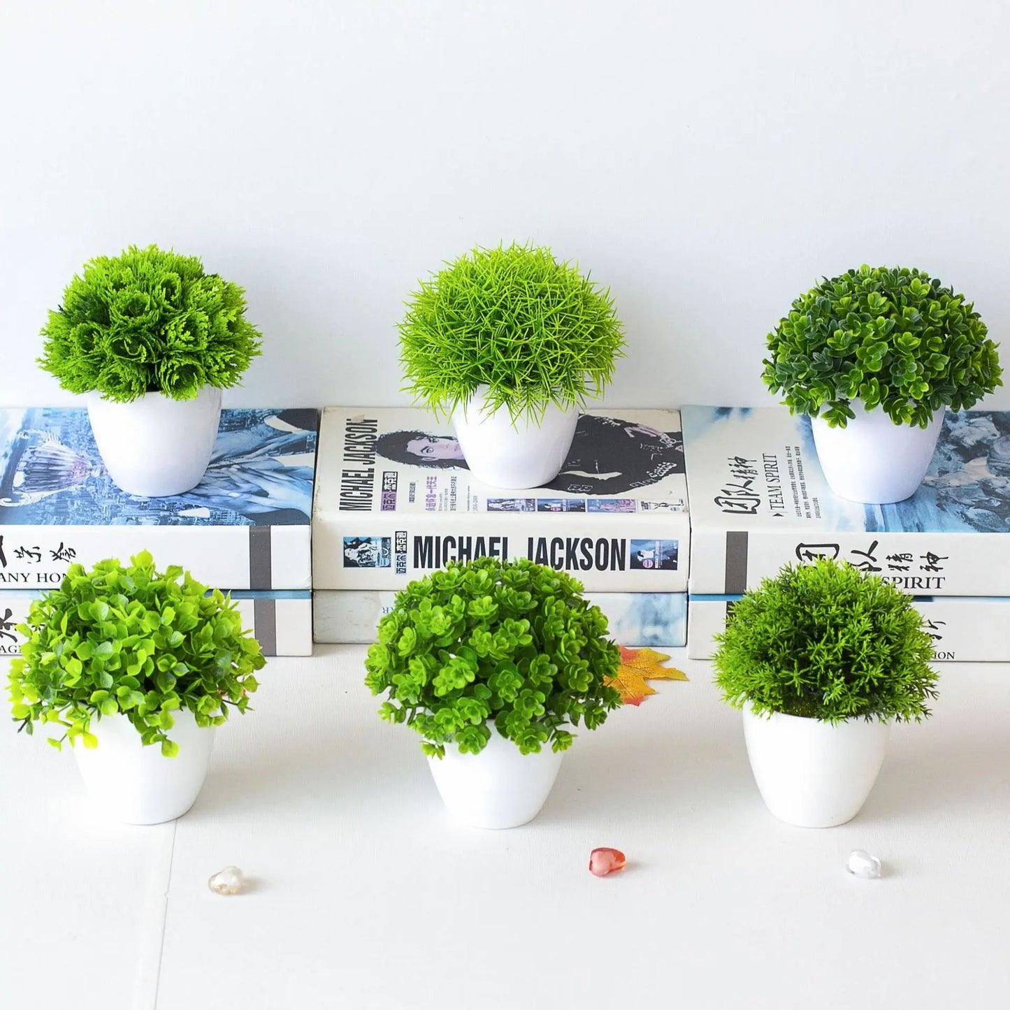 EverMini Bonsai Artificial Plant Potted Green Decor