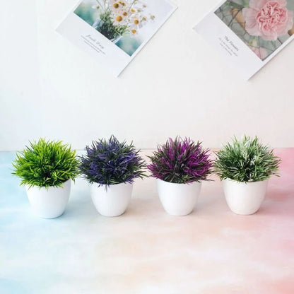 EverMini Bonsai Artificial Plant Potted Green Decor