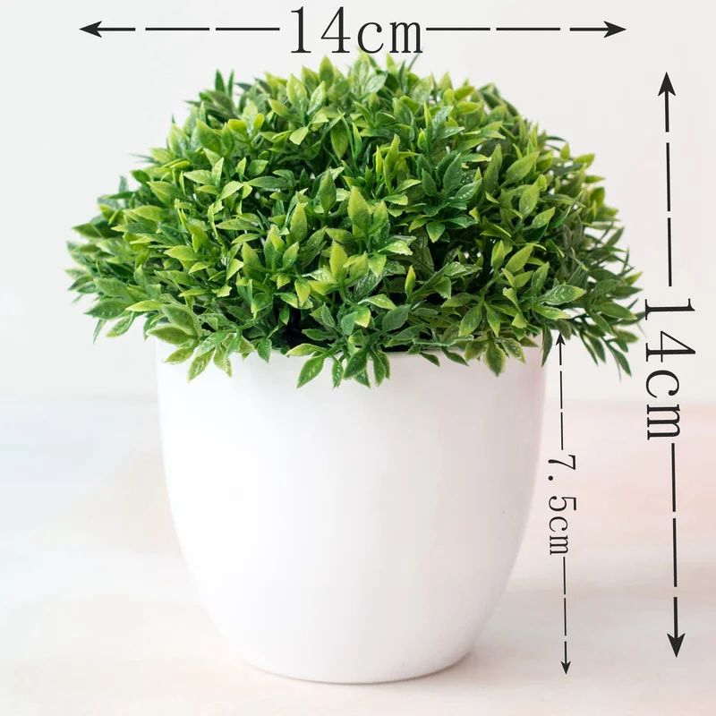 EverMini Bonsai Artificial Plant Potted Green Decor