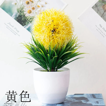 EverMini Bonsai Artificial Plant Potted Green Decor