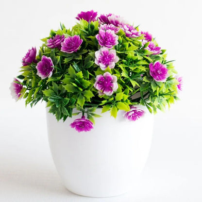 EverMini Bonsai Artificial Plant Potted Green Decor