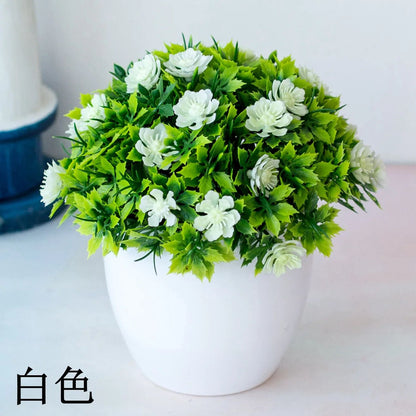 EverMini Bonsai Artificial Plant Potted Green Decor