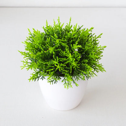 EverMini Bonsai Artificial Plant Potted Green Decor