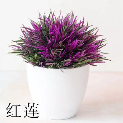 EverMini Bonsai Artificial Plant Potted Green Decor