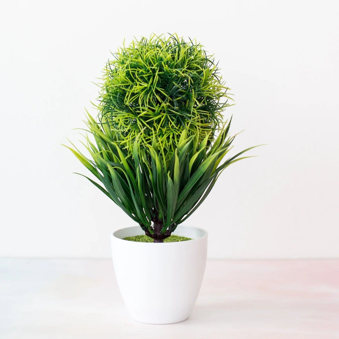 EverMini Bonsai Artificial Plant Potted Green Decor