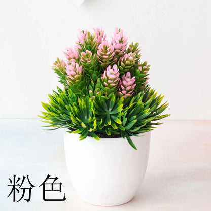 EverMini Bonsai Artificial Plant Potted Green Decor