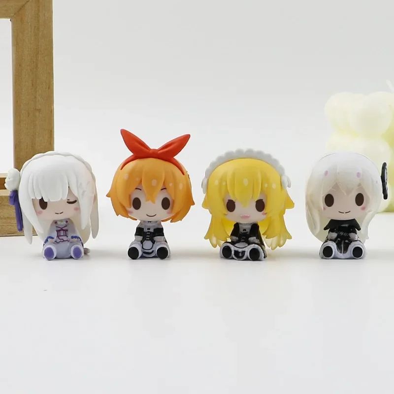 Cute Re Zero Rem Mini Anime Figurine Set