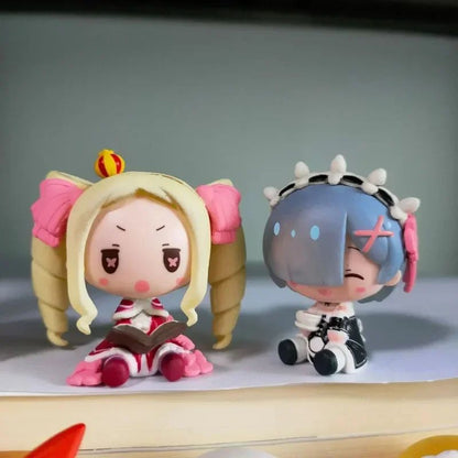 Cute Re Zero Rem Mini Anime Figurine Set