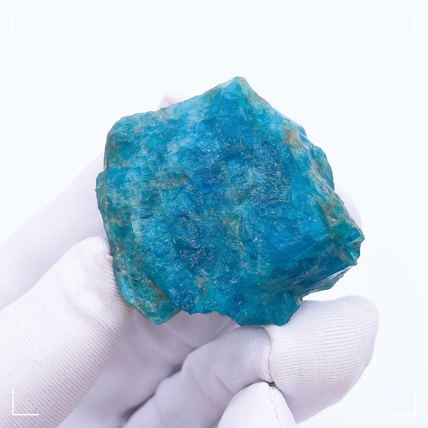 Blue Apatite Raw Stone Natural Apatite Crystal for Reiki, Home and Aquarium Decor