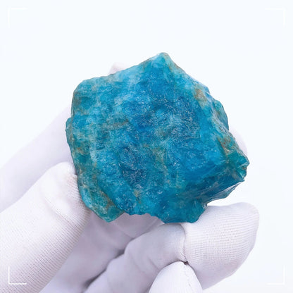 Blue Apatite Raw Stone Natural Apatite Crystal for Reiki, Home and Aquarium Decor