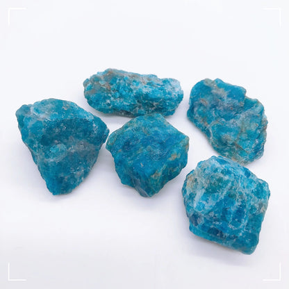 Blue Apatite Raw Stone Natural Apatite Crystal for Reiki, Home and Aquarium Decor
