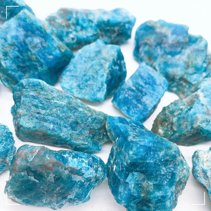 Blue Apatite Raw Stone Natural Apatite Crystal for Reiki, Home and Aquarium Decor