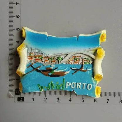 EverTravel Portugal Fridge Magnets Souvenir Resin Collection Decor