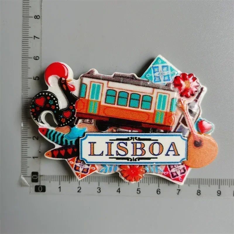 EverTravel Portugal Fridge Magnets Souvenir Resin Collection Decor