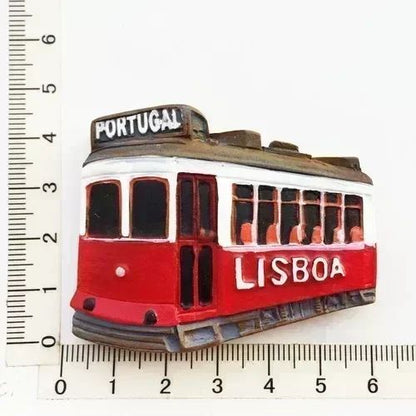 EverTravel Portugal Fridge Magnets Souvenir Resin Collection Decor
