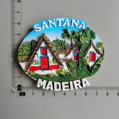 EverTravel Portugal Fridge Magnets Souvenir Resin Collection Decor