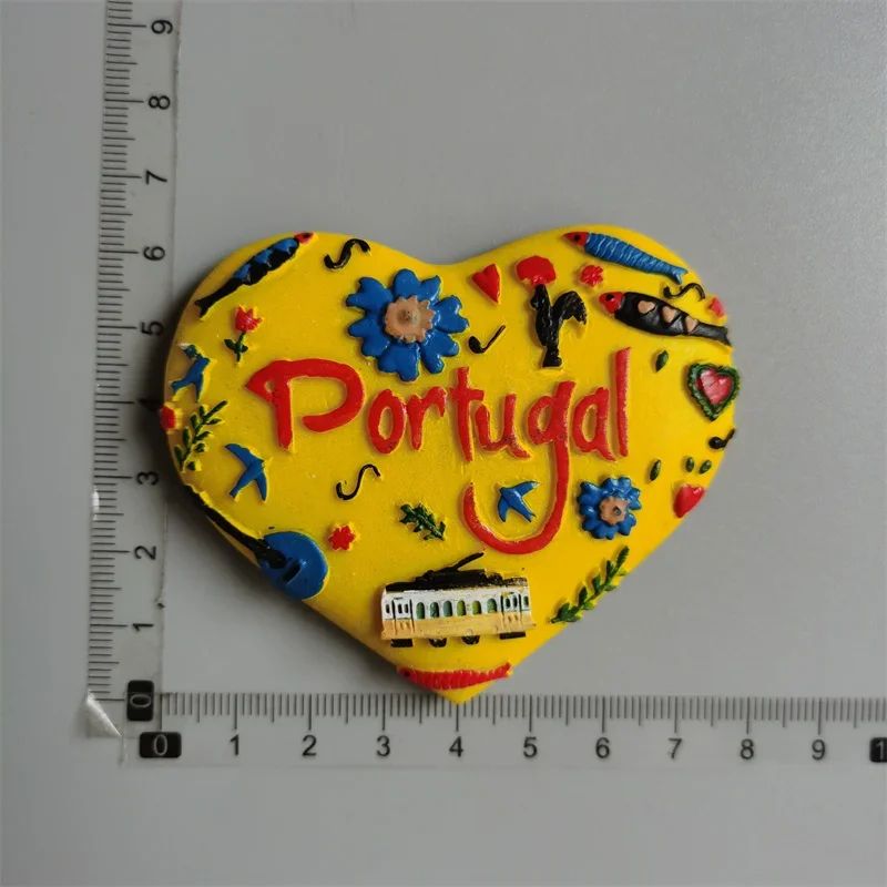 EverTravel Portugal Fridge Magnets Souvenir Resin Collection Decor