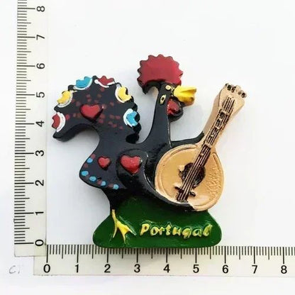EverTravel Portugal Fridge Magnets Souvenir Resin Collection Decor