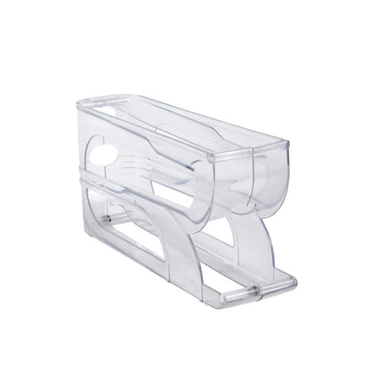 Tier Egg Holder for Fridge Automatic Egg Roller Rack Organizer