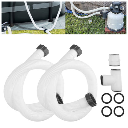 Pool Hose Adapter & Filter Pump Hose Kit for Intex and Coleman Above Ground Pools