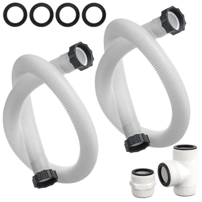 Pool Hose Adapter & Filter Pump Hose Kit for Intex and Coleman Above Ground Pools
