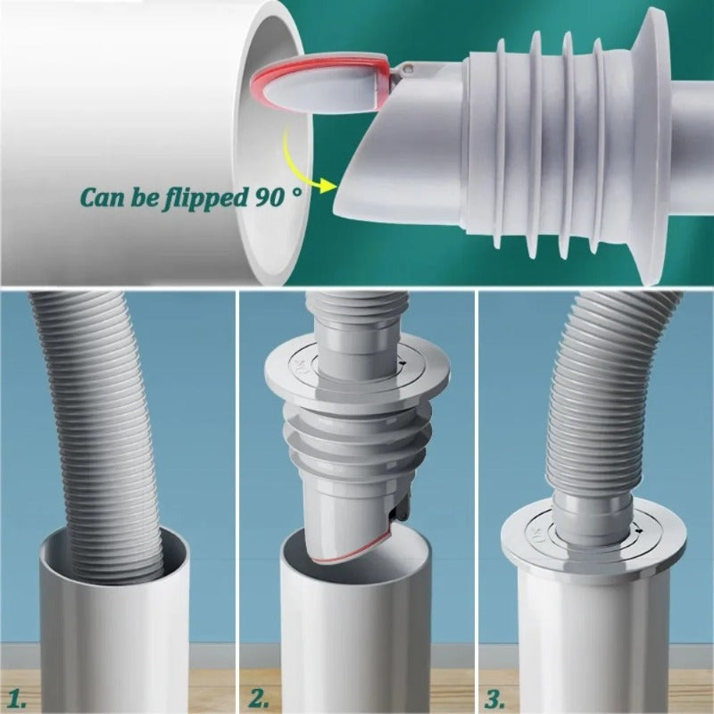 Universal Sink Drain Seal Anti Odor Drain Stopper Leak Proof Floor Drain Connector