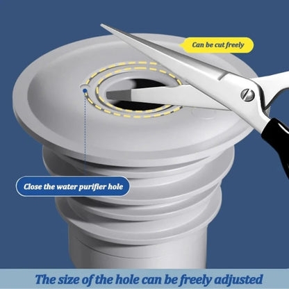 Universal Sink Drain Seal Anti Odor Drain Stopper Leak Proof Floor Drain Connector